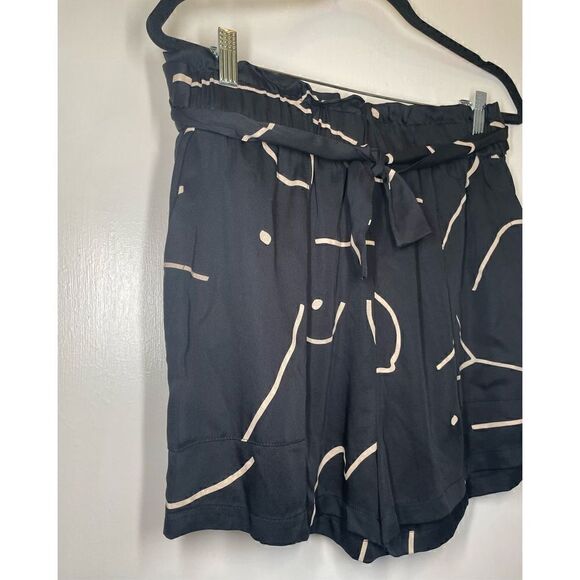 MICHELLE BY COMUNE BABBIT SHORTS Black Contour Print size L - Picture 6 of 15